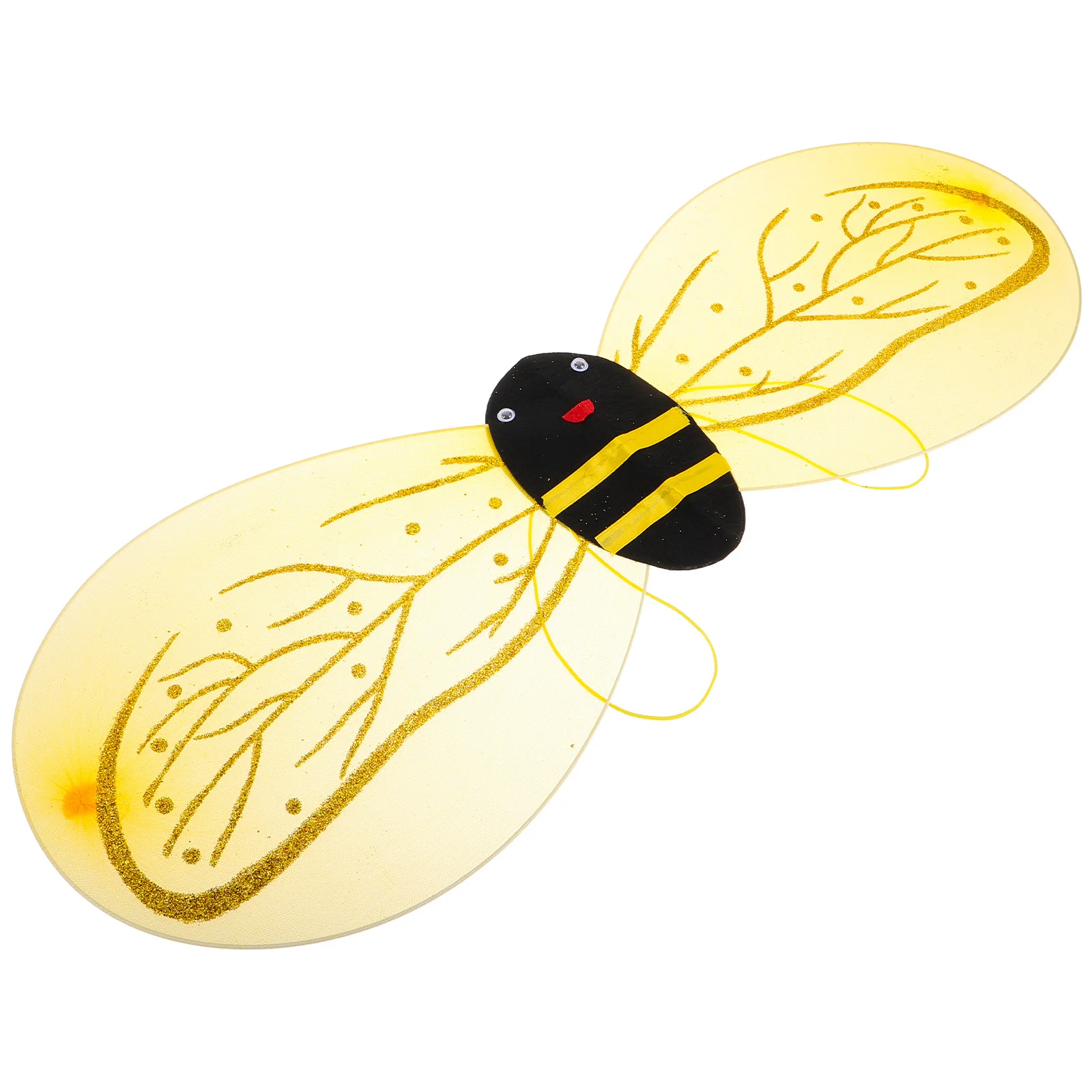 Bee Wings Costume Plastic Props Kids Halloween Costumes Vibrant Colors Unique Design Versatile Use Stage Show Accessories