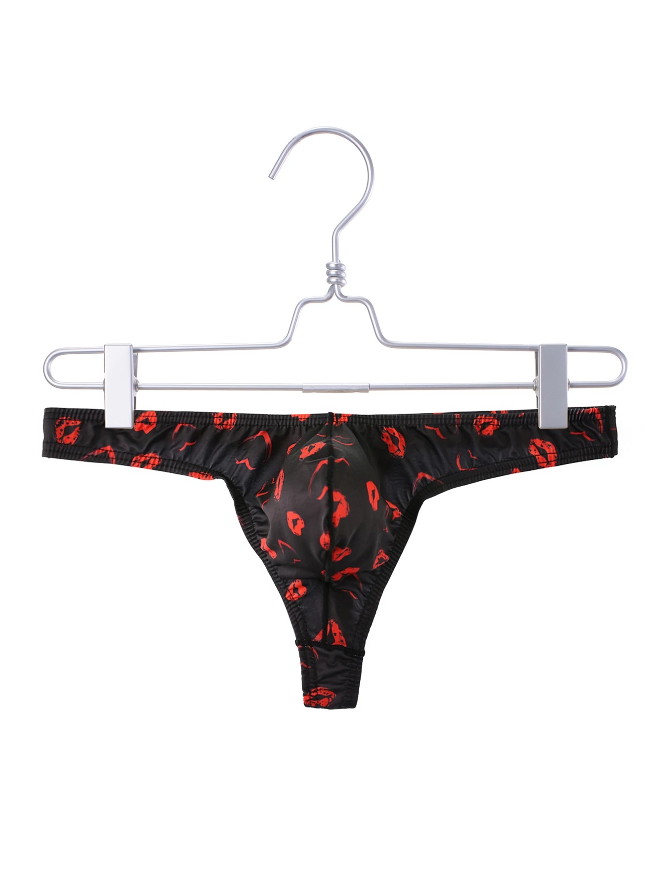 Men\'s underwear, sexy lip print, breathable men\'s thong