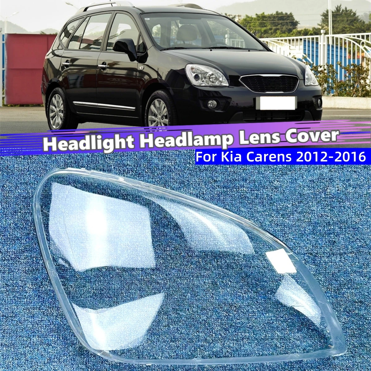 

Для Kia Carens 2007 2008 2009 2010 2011, запасные части для салона автомобиля, корпус передней фары, замена стекла