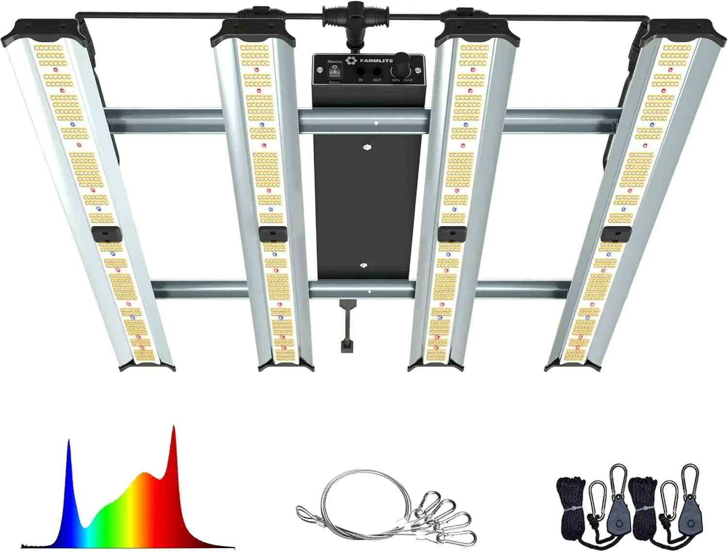 

Grow Light FARMLITE LED Grow Lights for Indoor Plants Full Spectrum Growing Light Plant Hanging Growing Lamps Seedling Daisy Cha