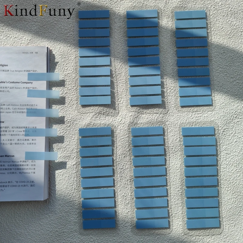 1200Pc Index Tabs Self Adhesive Page Markers Transparent Waterproof Sticky Notes Classify Files Flags Cute Planner Stickers