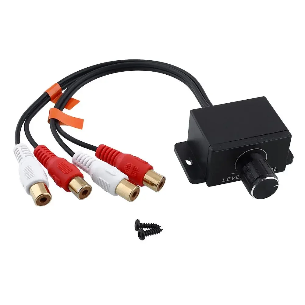 1X Car Audio Amplifier Bass RCA Level Remote Volume Control Knob LC-1 Universal Auto Audio Amplifier Volume Control Knob New