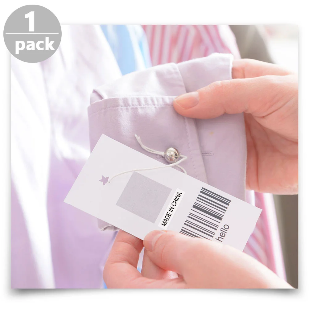 3500 peças feitas na china adesivos transparentes autoadesivos à prova d'água para embalagens de varejo marcação de origem de envio