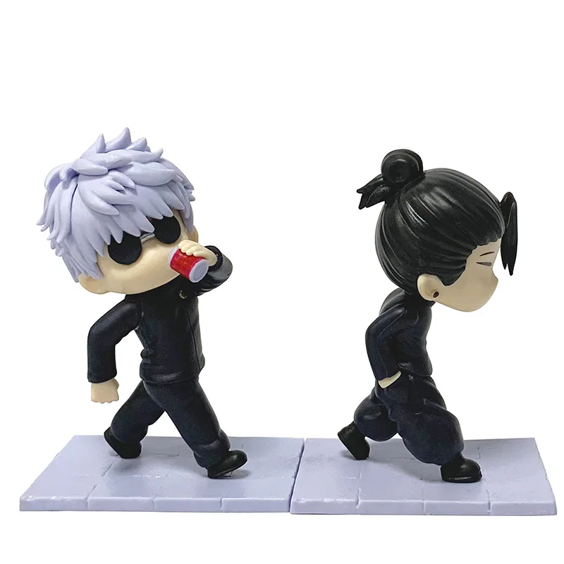 Figura de Anime Jujutsu Kaisen versión Q, Geto Suguru y Satoru Gojo, colección de figuras de acción, modelo de juguete para regalo