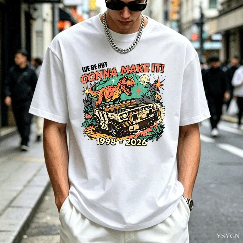 Dinosaur Animal T-Shirt Men Women Casual Cotton Short Sleeve Round Neck Tshirt Streetwear High Quality Graphic Tees Clothing
