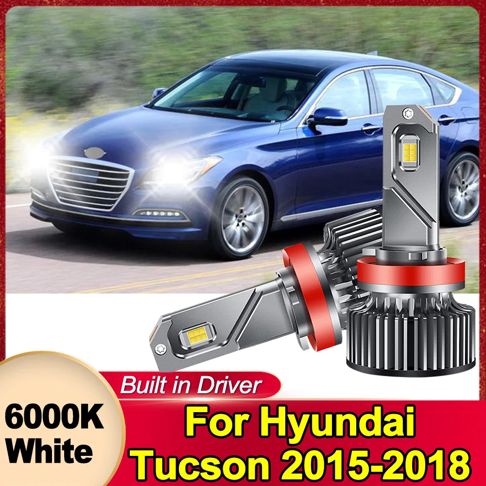 

H8 H9 H11 LED Fog Light Bulbs DRL 360 degree Fog Bulbs 6000K Plug&Play front fog lamp For Hyundai Tucson 2015-2018