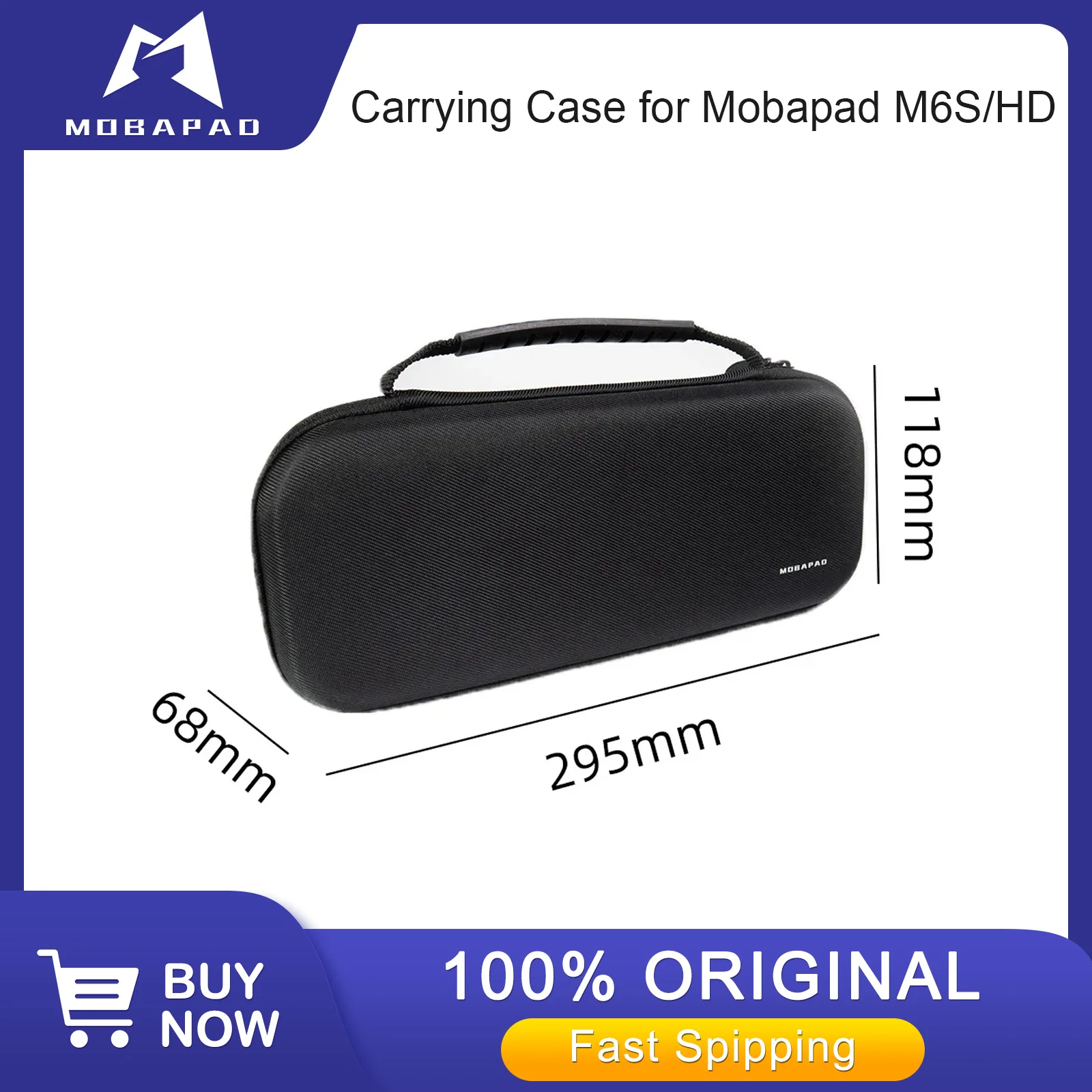 

Сумка для хранения MOBAPAD, жесткий чехол для контроллера Mobapad M6S/HD и Nintendo Switch, противоударный защитный чехол на молнии