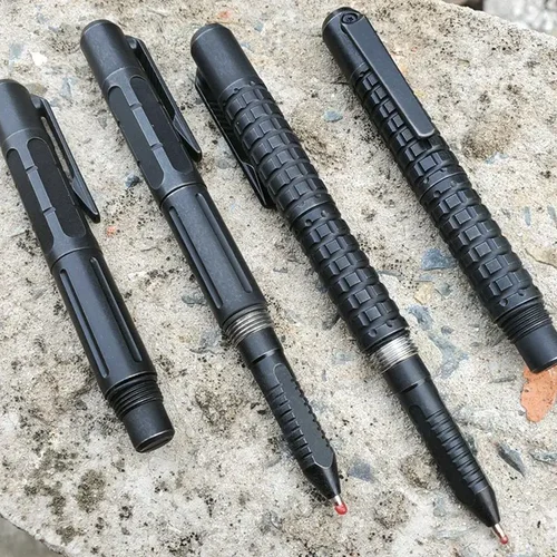 Imagen 2 del producto Mini bolígrafo táctico EDC de aleación de titanio con escritura comercial, herramientas EDC portátiles multifuncionales para exteriores