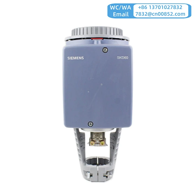 

Siemens SKD60 Modulating Proportional Actuator for Water Steam 1000Nm 20mm AC24V 0...10/V 4...20 mA HVAC Heating Supply Original