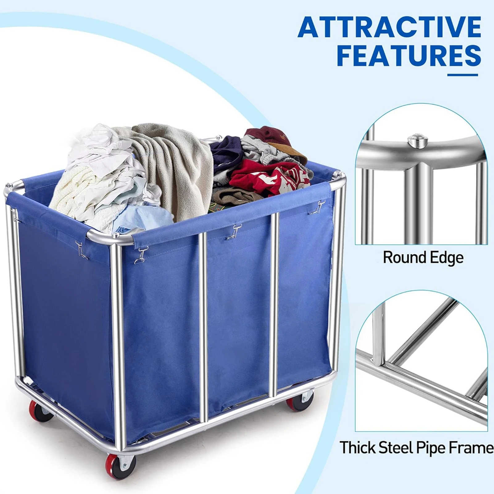 

Large Capacity Laundry Storage Dirty Clothes Storage Basket with Handle Hamper Collapsible Laundry Basket Bathroom Accessories