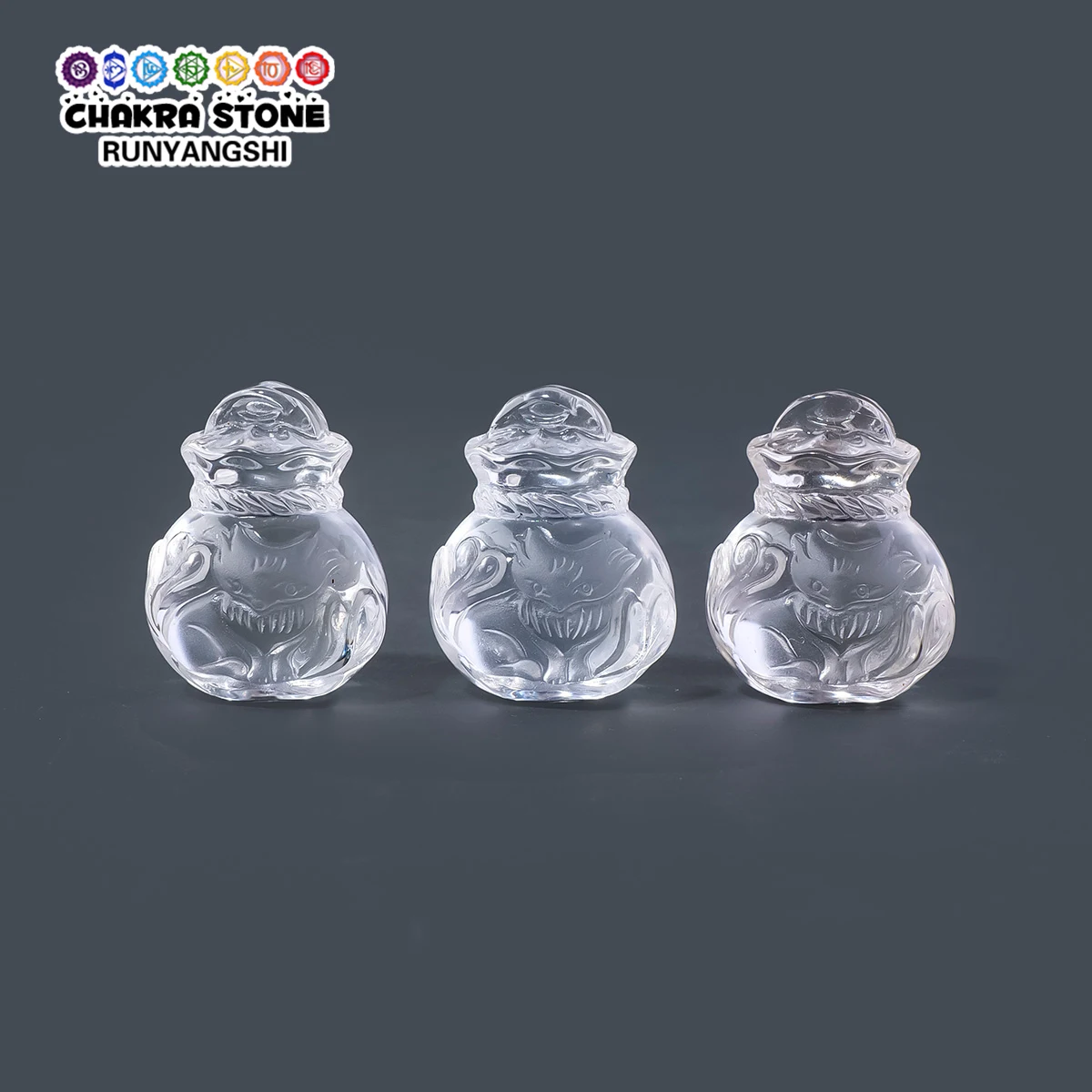 1PC Natural Clear quartz High-Clarity Fortune Bag Carving Crystal Craft for Home Decoration, Perfect for Gifting