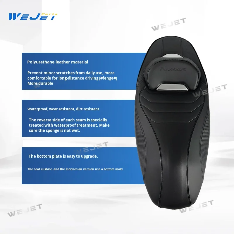 

for 20-24 Ya Nmax155 Modified Version Seat Cushion Lumbar Support Upgrade Base Plate Motorcycle Seats Backrests