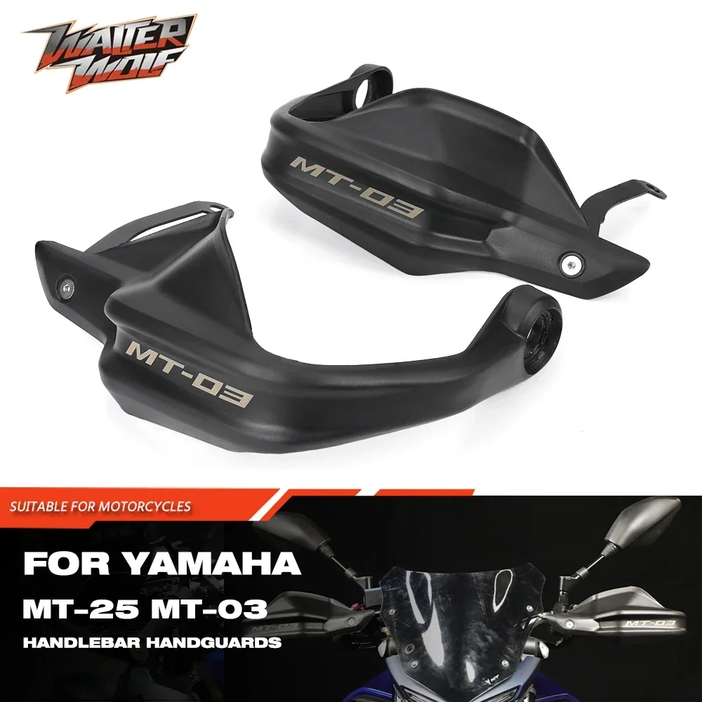 

Motorcycle Handguards Handlebar For YAMAHA MT03 MT-03 MT-25 2015 2022 2023 2024 Hand Shield Protector Protection MT25 MT 03