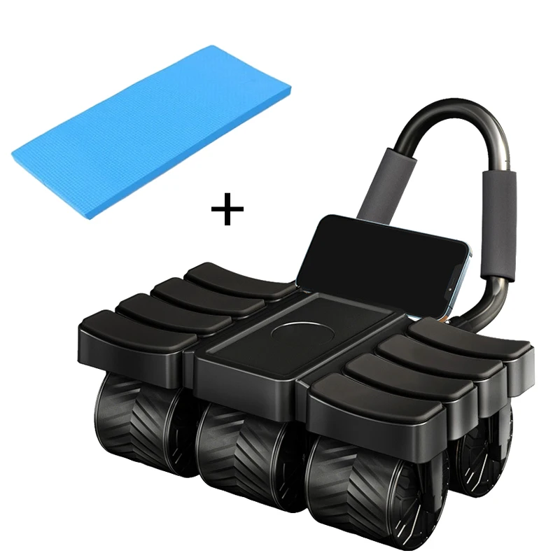

Multi-Functional 6-Wheel Timing Eight Elbow Support Wheel Core Strength Training Machine Automatic Rebound Ab Wheel Roller