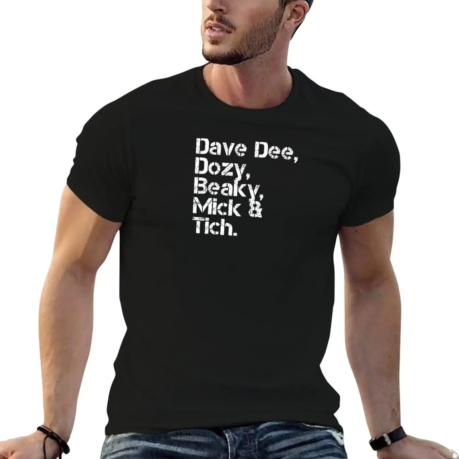 Dave Dee, Dozy, Beaky, Mick and Tich [line-up] T-Shirt heavyweights for a boy mens t shirts casual stylish