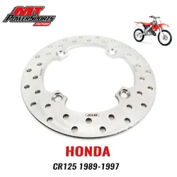 For Honda CR125 1989 1990 1991 1992 1993 CR125 1994 1995 1996 1997 Rear Brake Disc Soild Brakes System Motorcycle Accessories