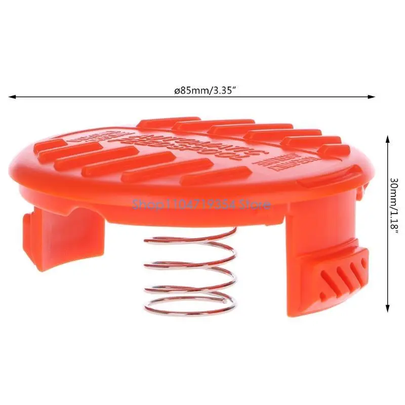 0XLD Replacement Spool Cap Covers With Spring For Trimmer Weed Eater New