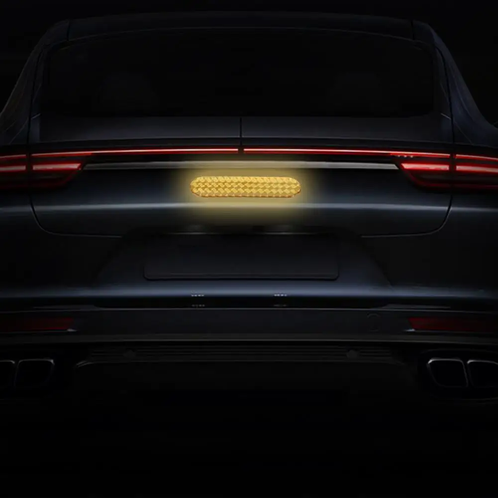 

3d Epoxy Car Sticker High Brightness Car Reflective Sticker Set Weather Resistant 3d Epoxy Auto Door Decal Safety for Enhanced