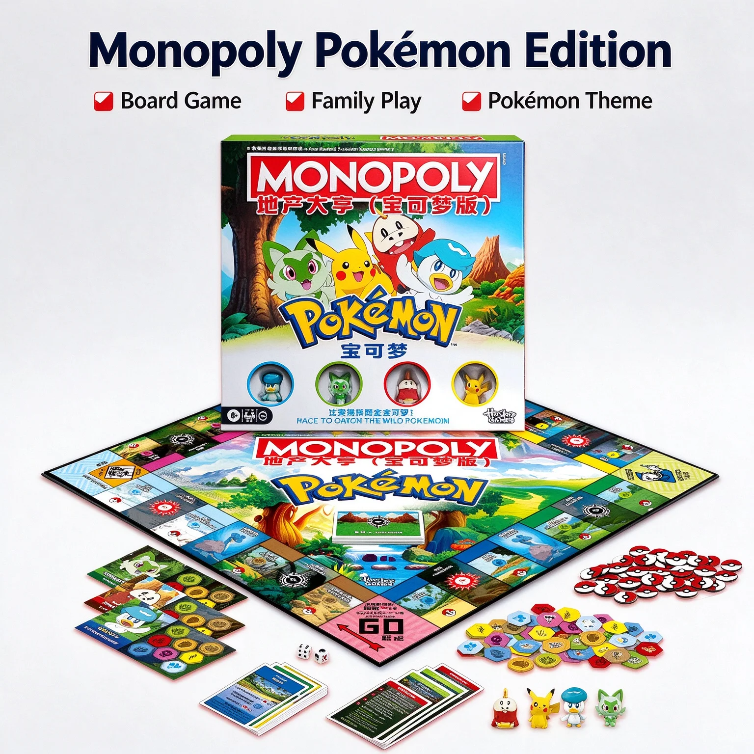 Hasbro, jeu de société Pokémon - Hasbro Game Monopoly avis et prix