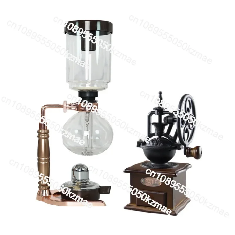 

Siphon coffee pot set Glass siphon pot, household hand siphon pot Coffee utensils set Coffee machine