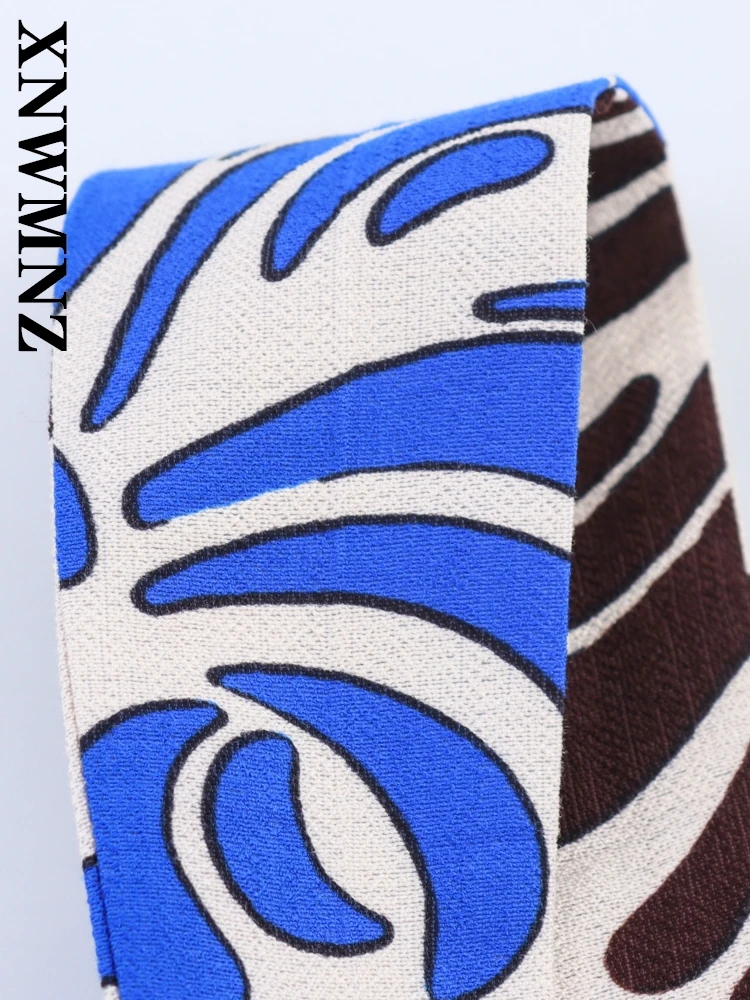 XNWMNZ 2025 Letnia Sukienka Midi na Ramiączkach w Stylu Boho dla Kobiet, Modna Sukienka Bez Rękawów z Odkrytymi Plecami i Szerokimi Ramiączkami