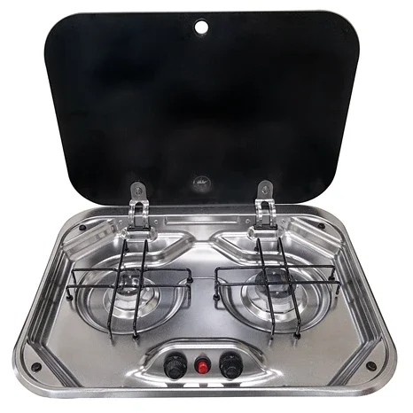 2/3 Burner Cooktop Combo For CARAVAN TRAVEL TRAILER Gas Stove LPG Cooker 587