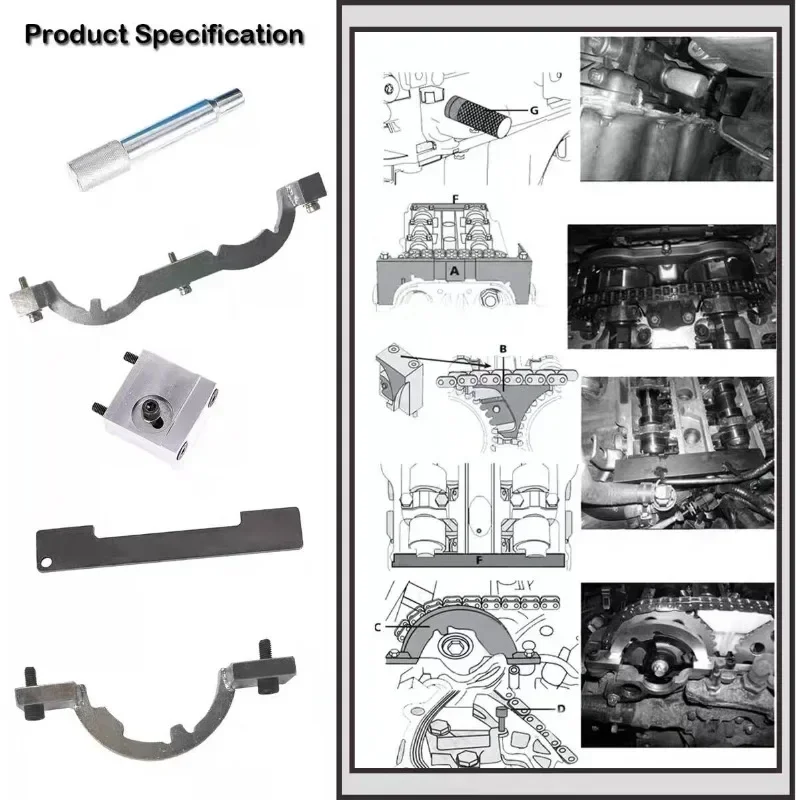 Turbo Engine Timing Locking Tools Set For Opel Vauxhall Chevrolet 1.0 1.2 1.4