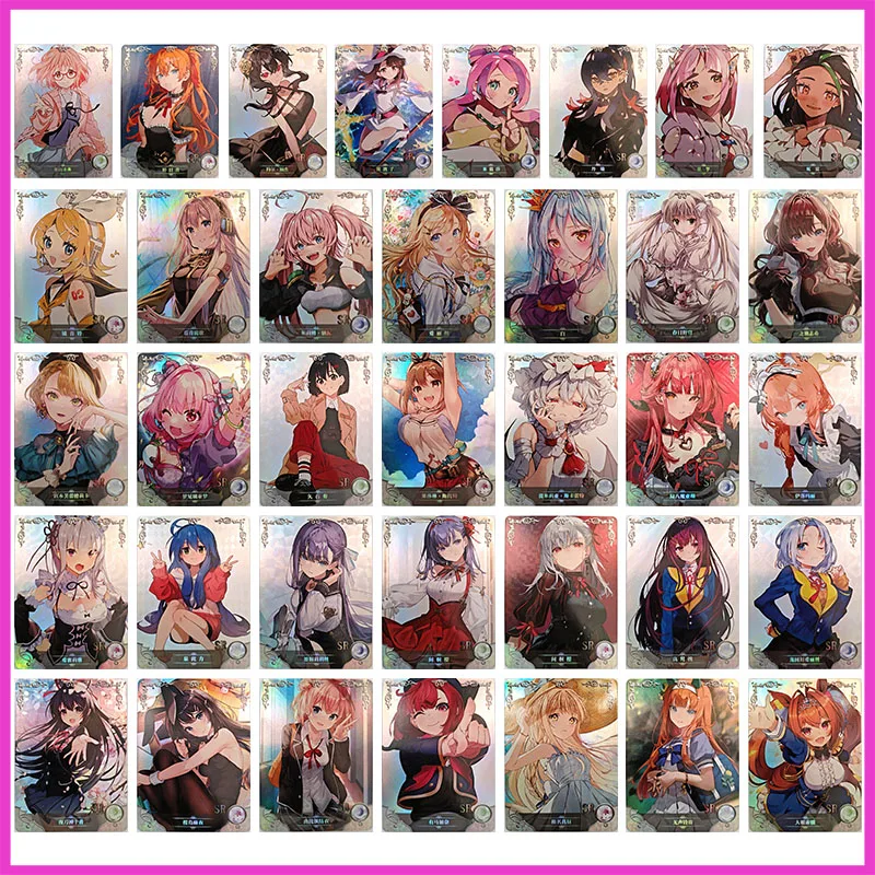 

Anime Goddess Story Rare SR Collectible Card Kuriyama Mirai Yor Forger Nemona Alice Remilia Emilia Toys for boy Birthday Present