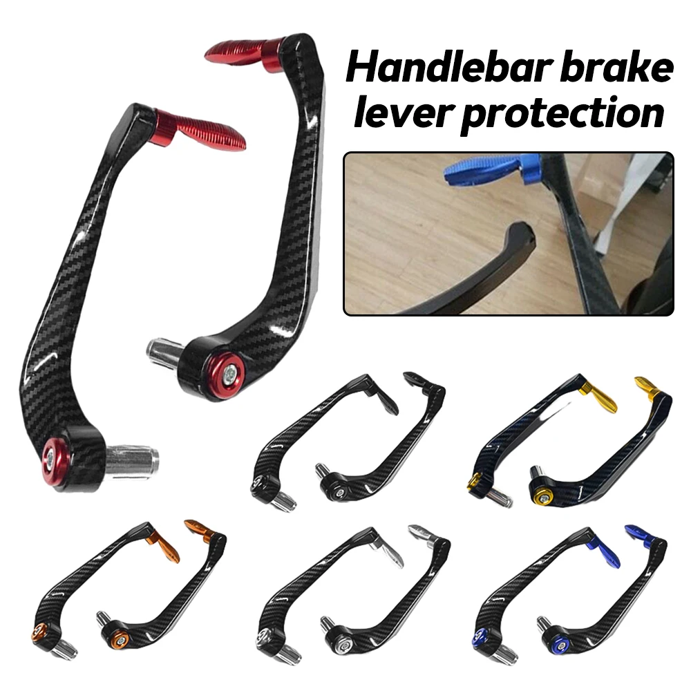 Motorcycle Aluminum Alloy Handlebar Brake Clutch Lever Hand Guard Shield and Protector Gear Modification Accessories