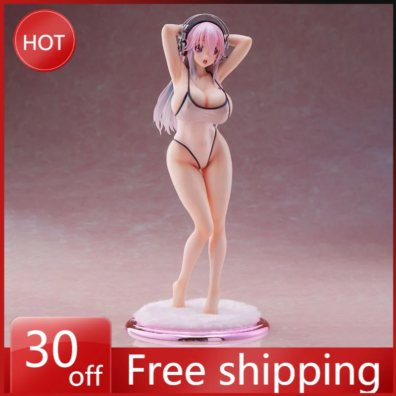 

27cm Supersonico Figure Anime Sexy Beauty Swimsuit Girl New Kawaii PVC Model Sexy Girls Adult Cute Action Figure Gift Toys Game