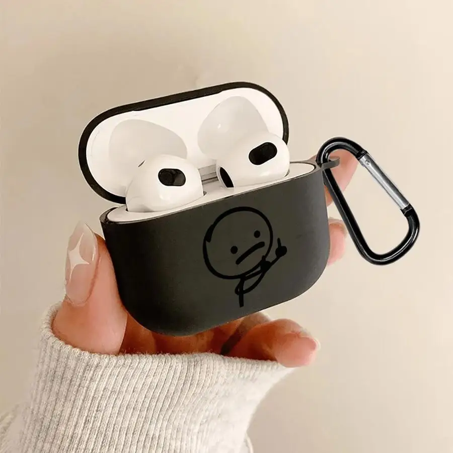 

Earphone Cases Cover Case For Airpods Pro2 Pro 2 3 4 1 Pro3 Cute Art Stick Figures