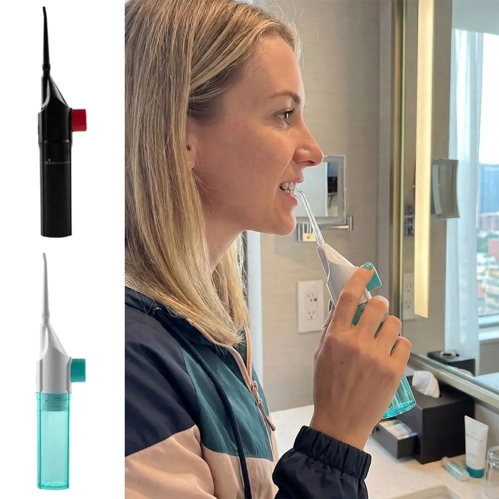 High Pressure Oral Irrigator Manual Deep Cleaning Teeth Cleaner Toothpick Style Teeth Care Water Toothpick Household Use gallery 1