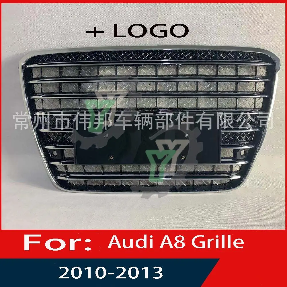 

For Audi A8/A8L 2011 2012 2013 2014 Car Front Bumper Grille Centre Panel Styling Upper Grill (Modify For W12 style)