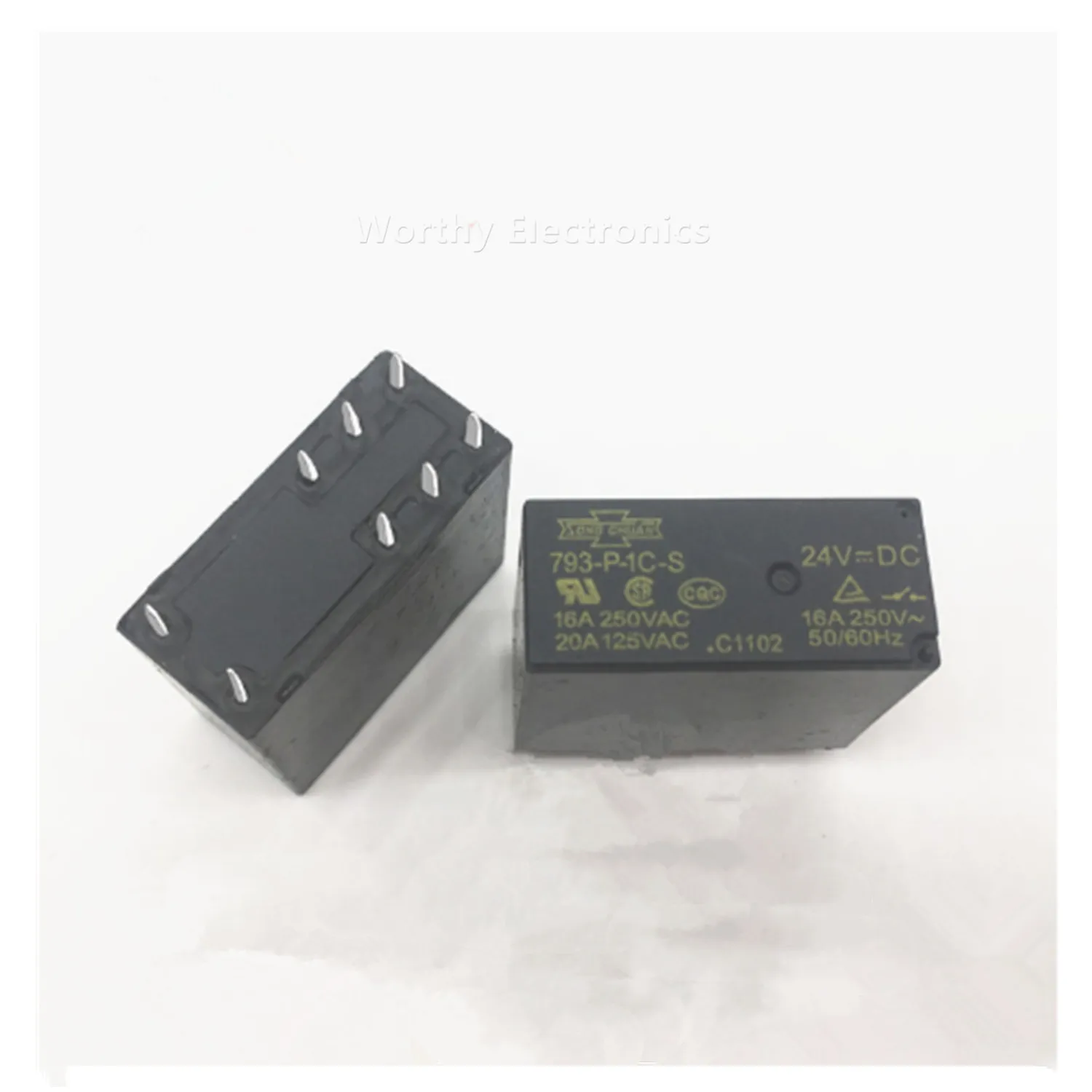 

Free shipping 10pcs /lot relay 8PIN 793-P-1C-24VDC