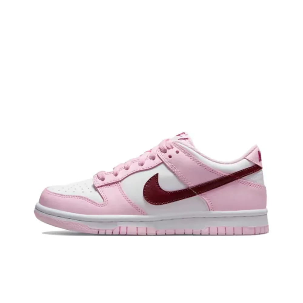 

Nike Dunk Женские и мужские модные кроссовки для отдыха Sakura Pink с низким берцем, впитывающие пот, противоскользящие и износостойкие кроссовки CW1590-601