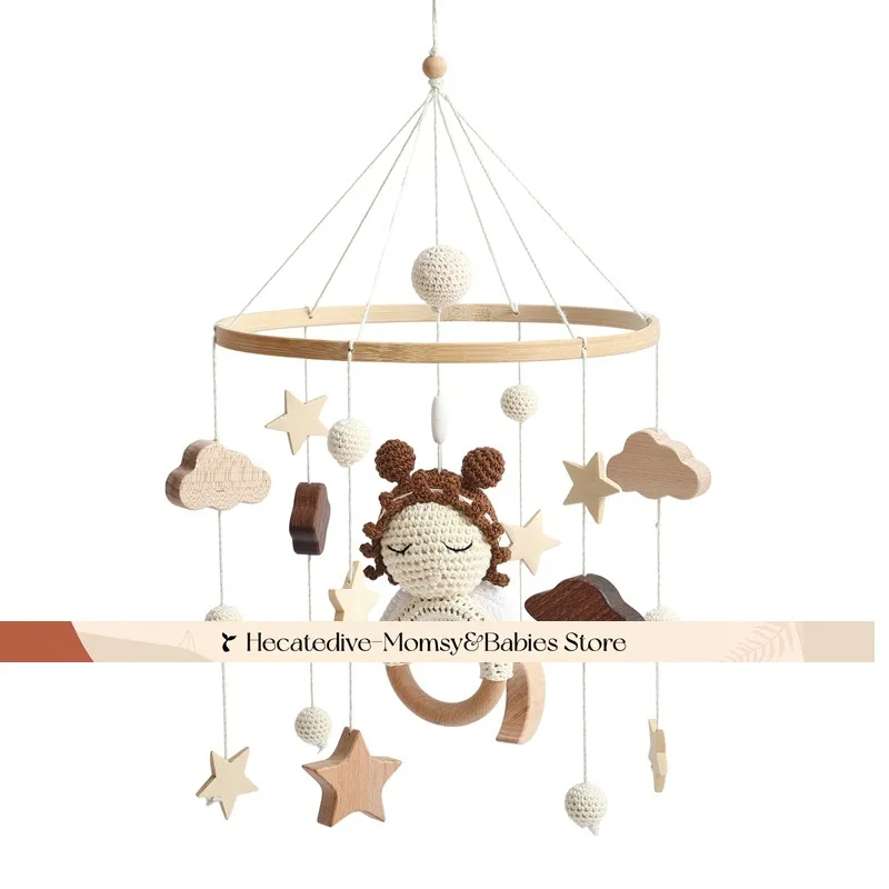 【Must Have】Baby Rattles & Mobiles Angel educational toys newborn sets soft animal mini decorations 0-12months baby things