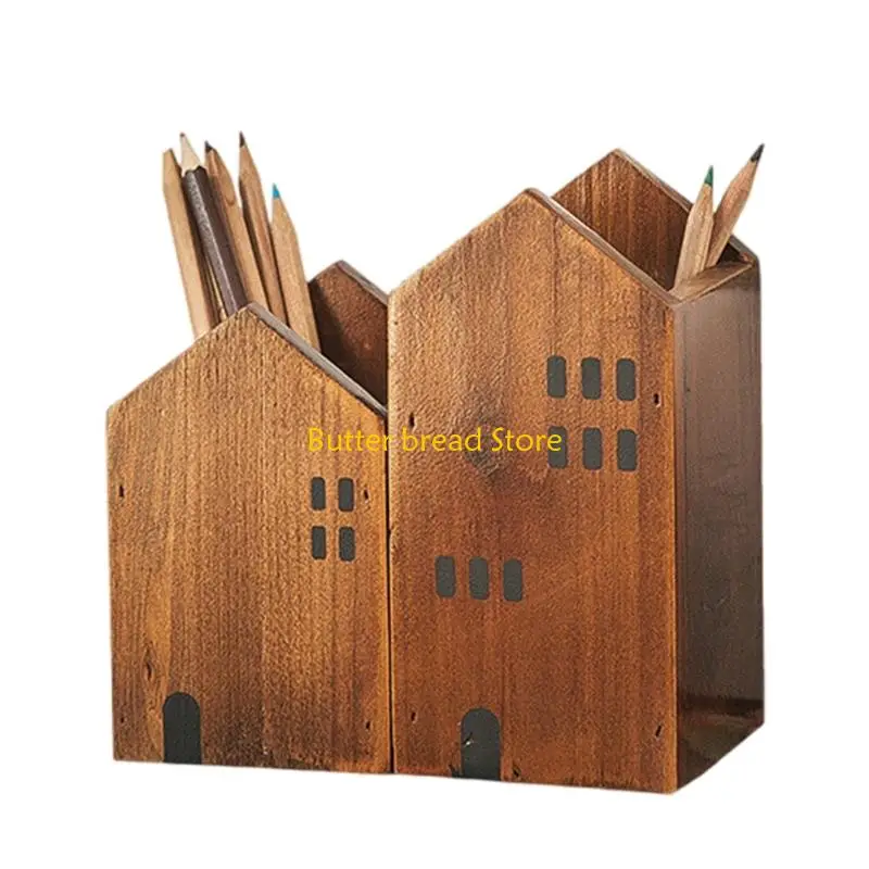 W89C Recovered Desk Planner Set Multiple Compartment Plan Natural Finish For Pencils And Scissors