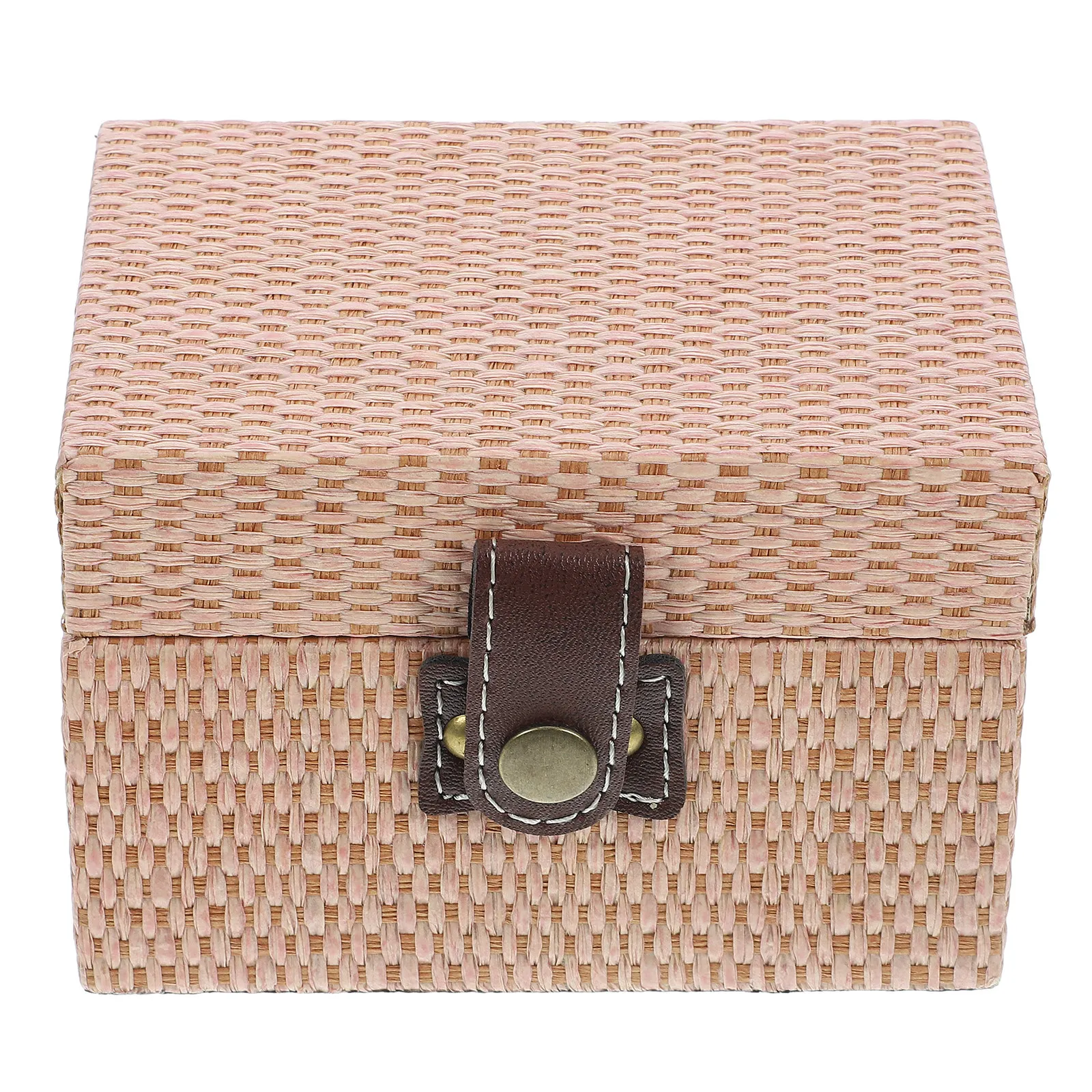 

Desktop Storage Box Wooden Jewelry Organizer Minimalist Wood Lidded Case For Rings Bracelets Earrings Trinkets Sundries