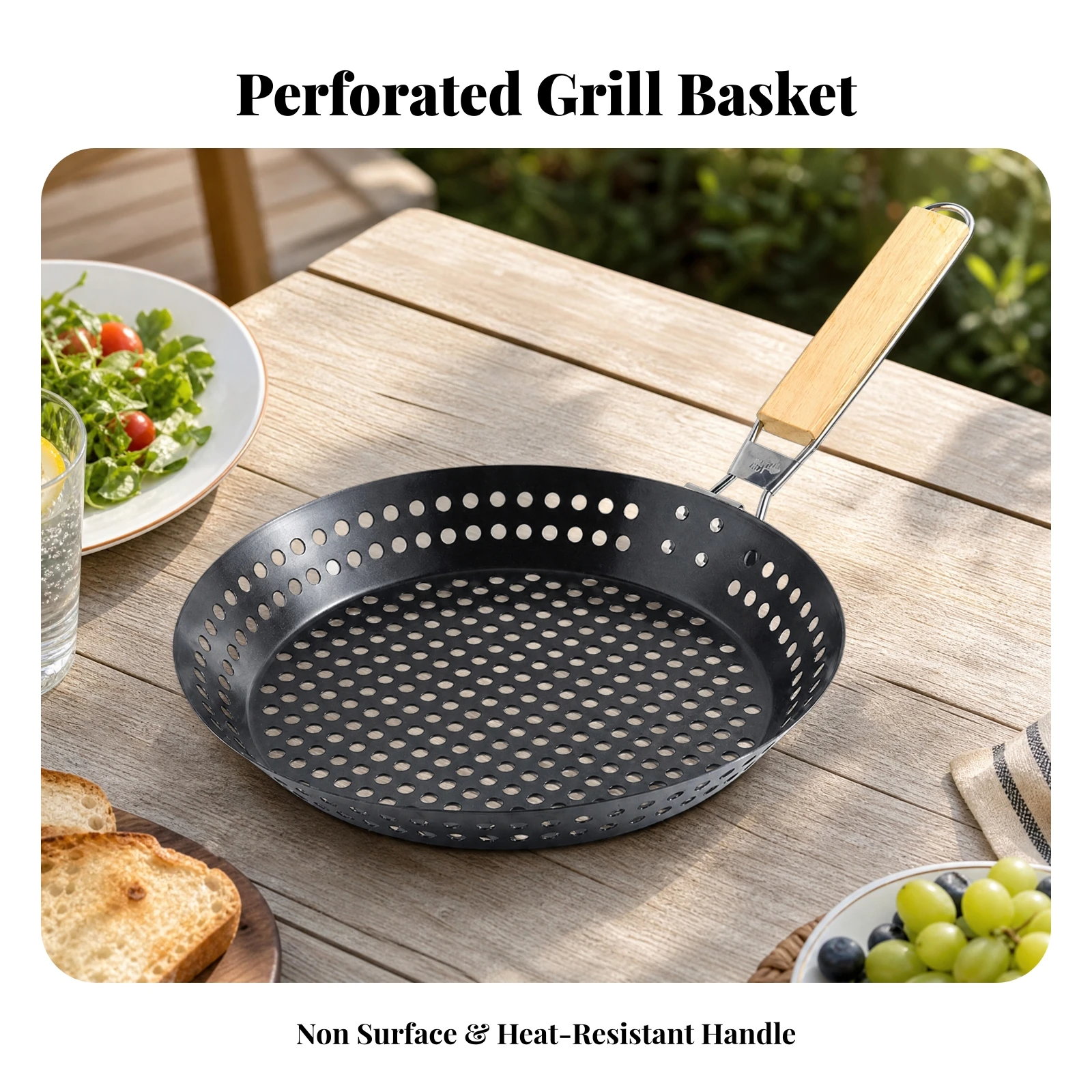 Geperforeerde barbecuepan, lic - Camp Grill Portable Folding recensie en prijs