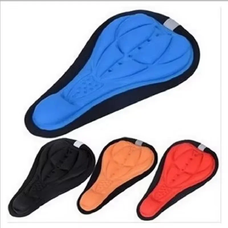 Soft 3D Padded Cycling Bicycle MTB Bike Saddle Seat Cover Cushion Sponge Foam Comfortable Saddles Mat Bicycle Accessory