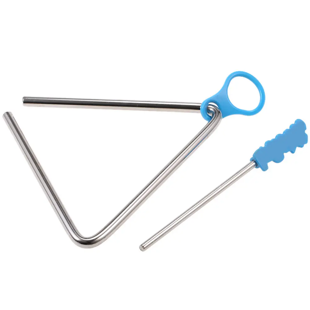 Toys Children Musical Instrument Triangle Instruments Kids Silver Toddler Educational