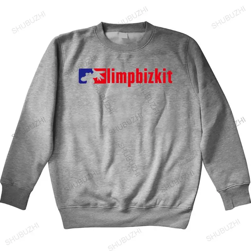 Man crew neck hoodie New LIMP BIZKIT LOGO 1 Black Rock long sleeve Band brand men autumn hoody unisex sweatshirt men hoodies