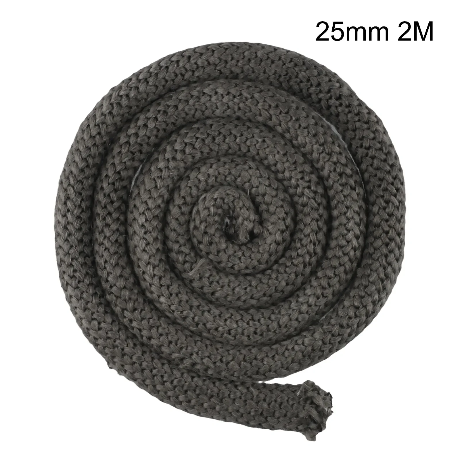 Door Seal Fire Rope Woodburner 25mm 2m Length & Glue Kit Black Stove High Temperature Sealing Rope Furnace Door