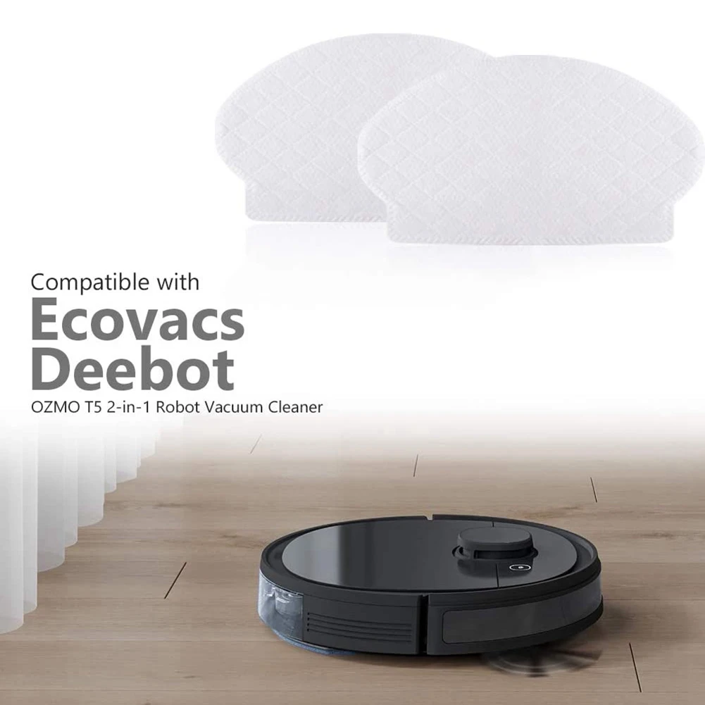 A09G-50 Pack Disposable Mopping Pads Compatible for Ecovacs Deebot OZMO N7 / T5 / OZMO 920 / OZMO 950 Robot Vacuum Cleaner