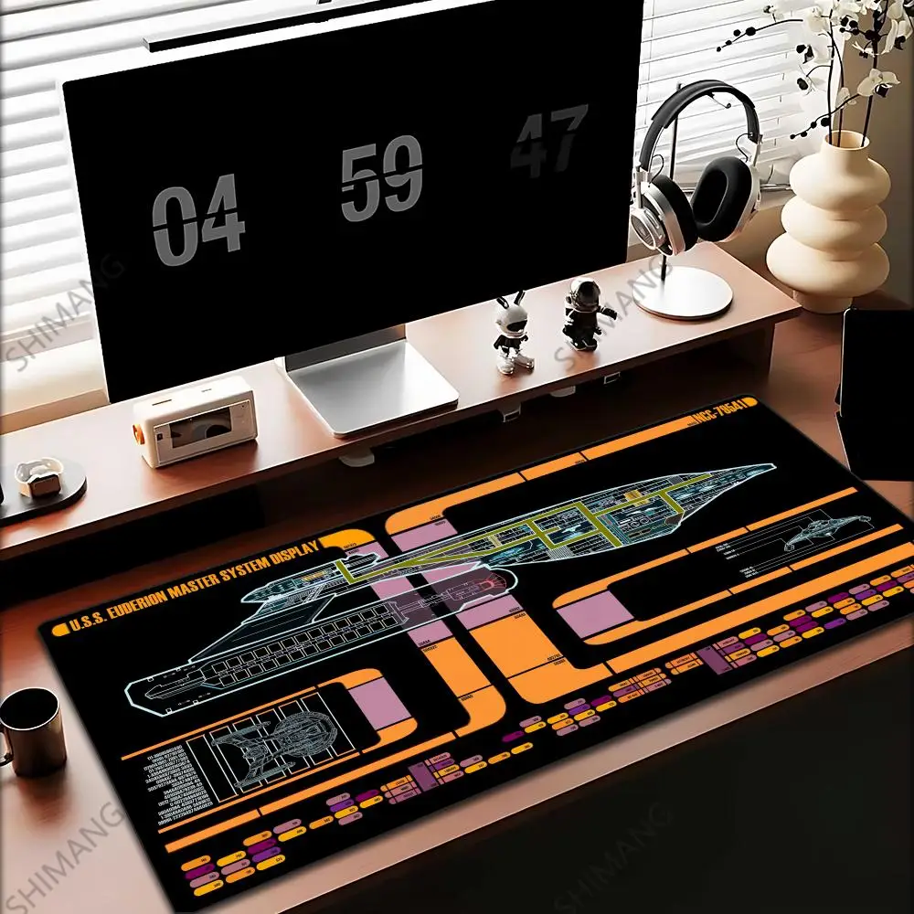 Sci Fi Console Display Table Mat, Jumbo Gamer Mouse Pad, Laptop Pad, Computer Accessories, Game Room Decor, Sci Fi Gifts