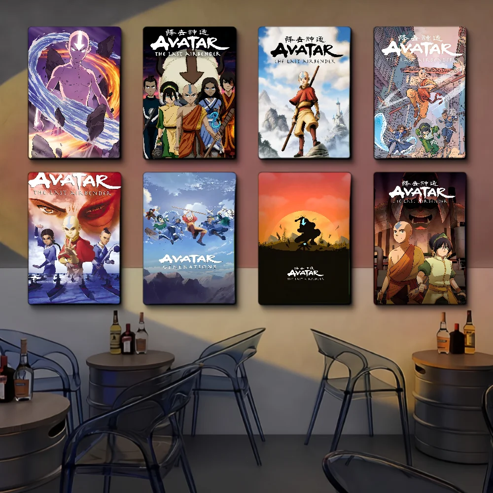 

Anime The Last Airbender Anime Posters Sticky Whitepaper Prints Posters Artwork Kawaii Room Decor