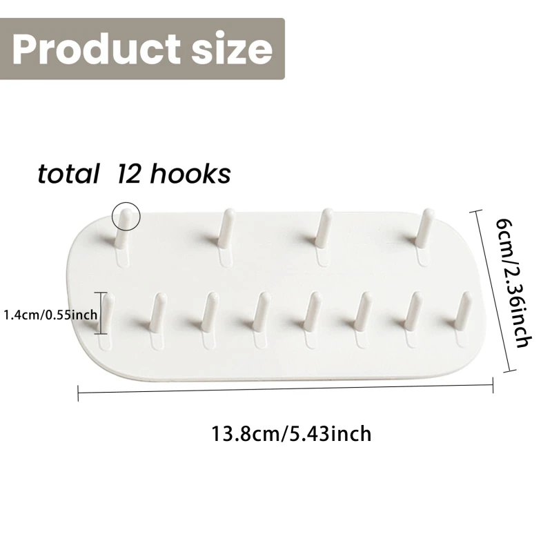 Jewelry Storage Rack Hook Wall Mounted Ring Earring Necklace Women Display Rack Key Chain Watch Storage Rack 2024 new