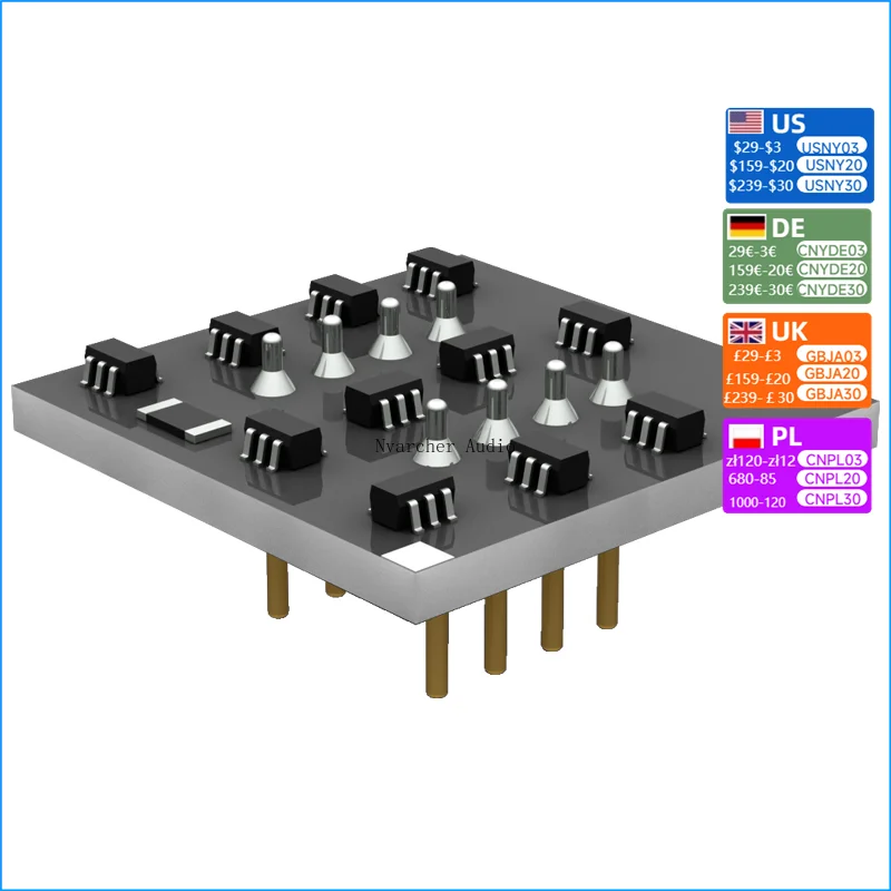 Nvarcher SX45A Single Op Amp Chip Replace Opa627 Audio Discrete Component Operational Amplifier HiFi AUDIENCE Preamplifier