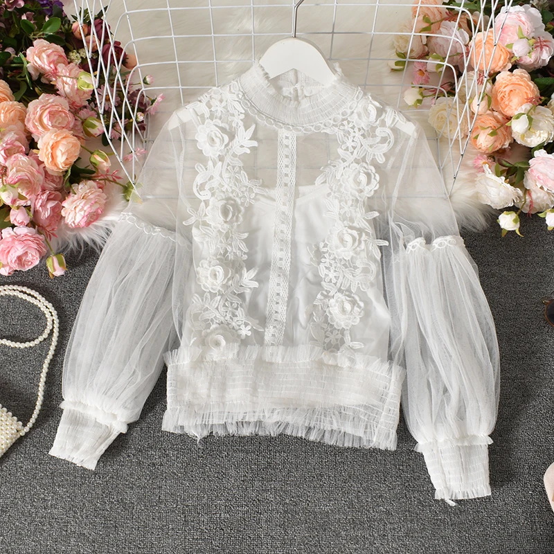 

Girls Kawaii Mesh See Through Tow Piece Sets T Shirts for Women Tops Ladies Sexy Clothing Female Fashion Aesthetic Clothes B1234