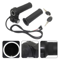 3 Pin Ebike Throttle Grip Waterproof Design With Keys For Electric Trike Scooter And Ridstar Q20 Smooth Acceleration